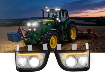 John Deere LED hovedlampe!